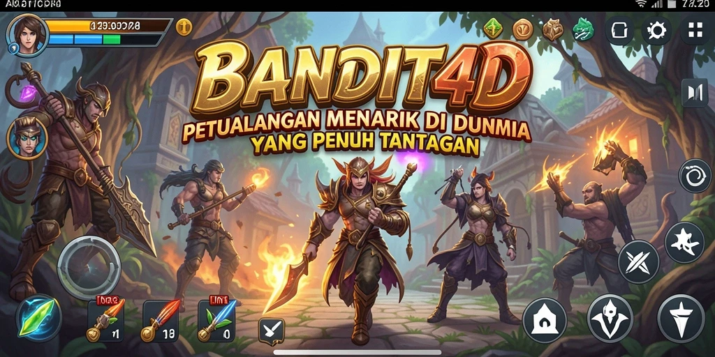 Screenshot utama dari BANDIT4D menampilkan aksi gameplay yang seru dan grafis menawan.