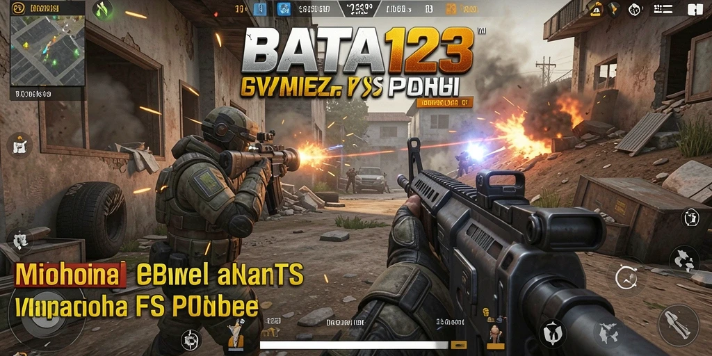 Screenshot utama BATA123 menampilkan aksi tembak-menembak yang seru dan grafis yang memukau.
