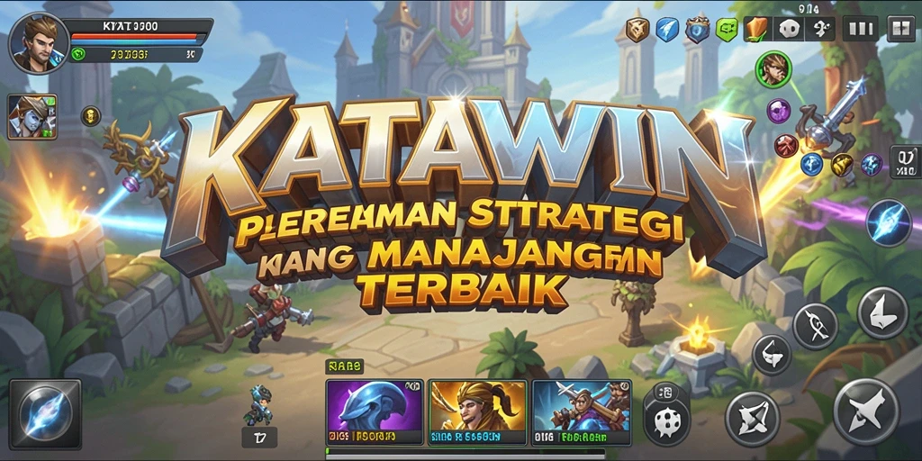 Tampilan gameplay KATAWIN yang mendebarkan dan penuh strategi.