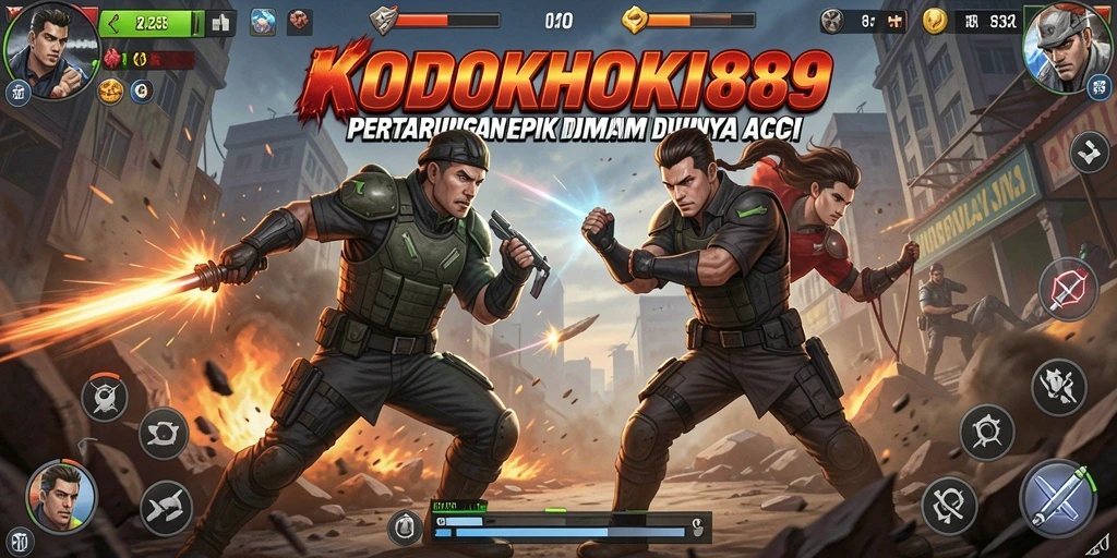 Tangkapan layar gameplay <strong>KODOKHOKI889</strong> yang menampilkan aksi seru dan mendebarkan.