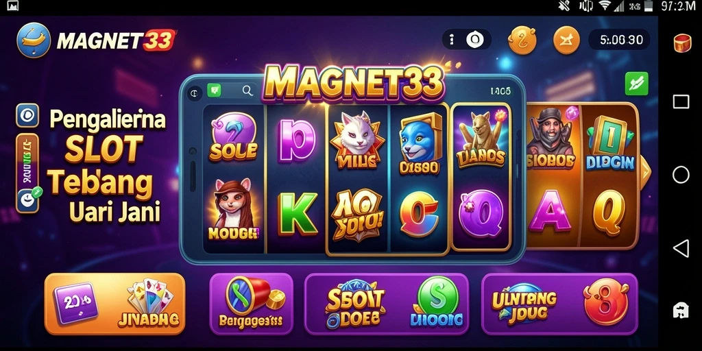 Screenshot gameplay MAGNET33 dengan visual yang menarik dan fitur slot yang seru.