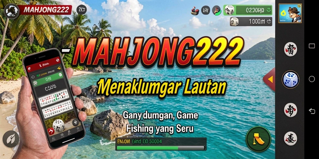 Screenshot gameplay memancing yang mendebarkan di MAHJONG222.