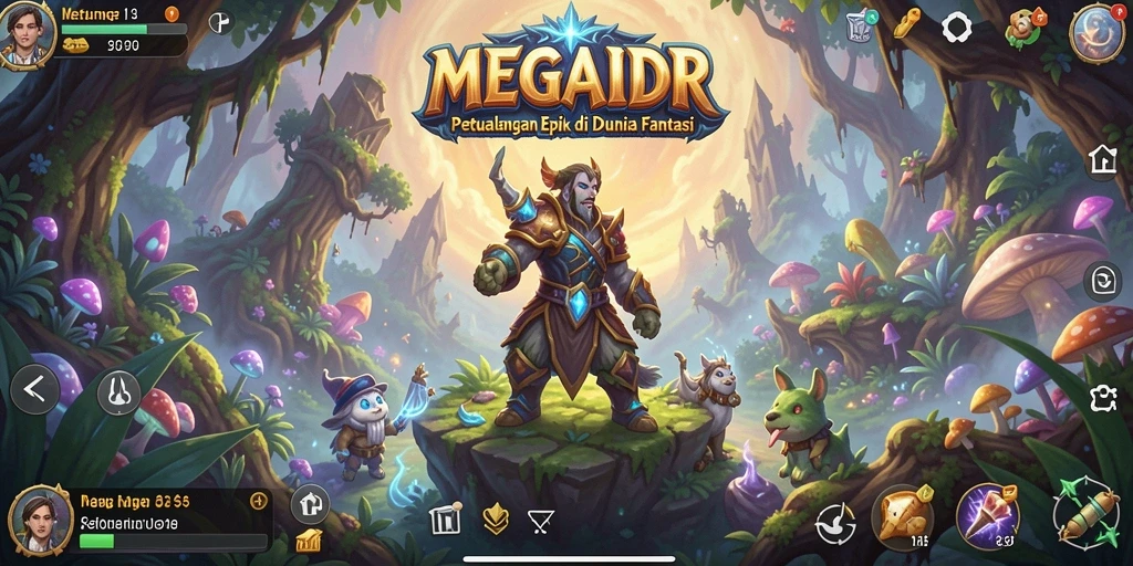 Tangkapan layar dari gameplay MEGAIDR yang menampilkan petualangan seru.
