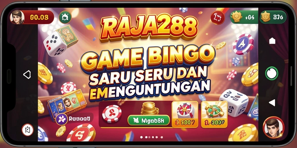 Tampilan menarik dari gameplay Bingo di RAJA288.