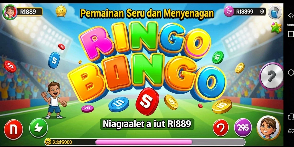 Tampilan gameplay <strong>RI889</strong> yang seru dan interaktif dalam permainan Bingo.