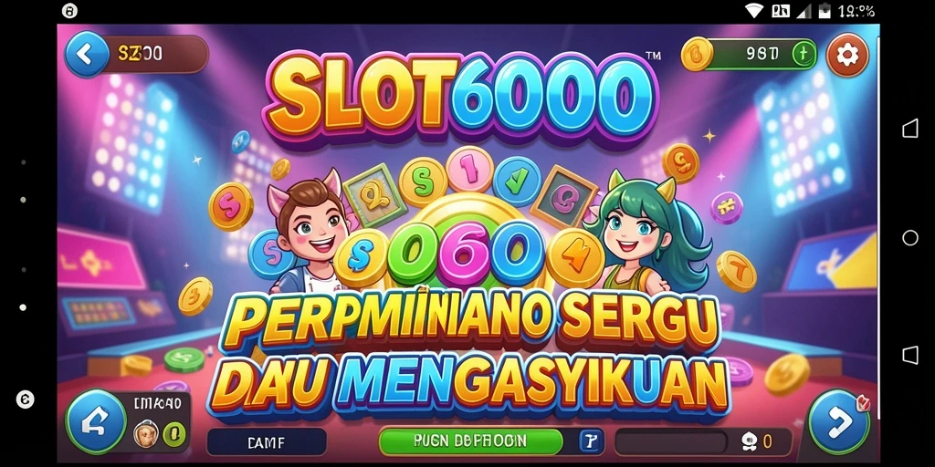 Tampilan gameplay menarik dalam SLOT6000 yang memberikan kesenangan bermain Bingo.