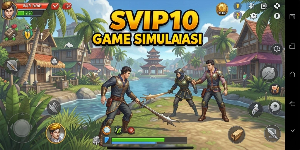 Tangkapan layar gameplay SVIP10 yang menampilkan aksi praktis dalam simulasi.